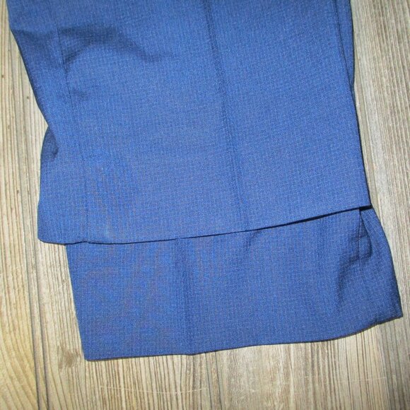 COMBATANT GENTLEMEN Blue Mini Windowpane Pants Size 30X30 Msre 31.5x29 - Picture 11 of 12